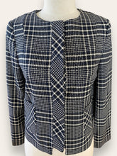 ZARA plaid checkered cropped Blazer XS